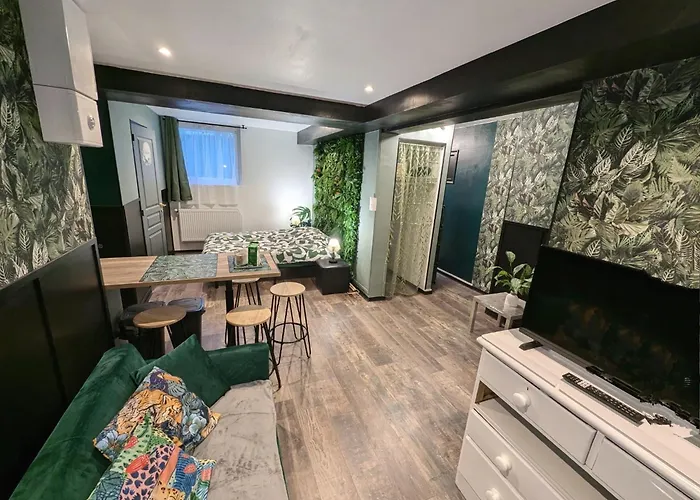 Appartement Verdoyant Au Bord Du Lac Leman Entre Evian Et Thonon Dans Une Villa